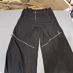 NEVSTUDIO Womens Wide Leg Nev Star Zip Cargo Pants New 32 30 Streetwear Tech